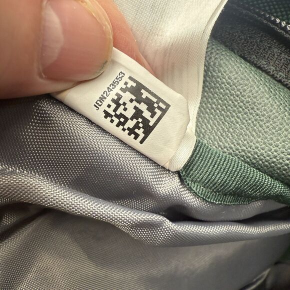 JanSport Right Pack JS00TYP7 Leather Bottom Backpack Green Laptop Bag 15” - Picture 12 of 14